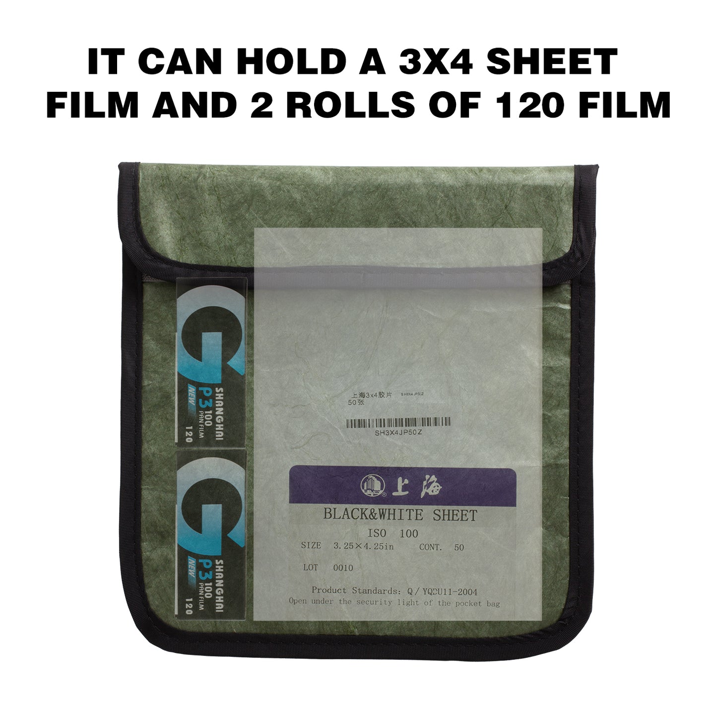 Film-guard Anti-X-ray Lead Foil Bag Proof Protection For B/W Color Sheet/Roll Film