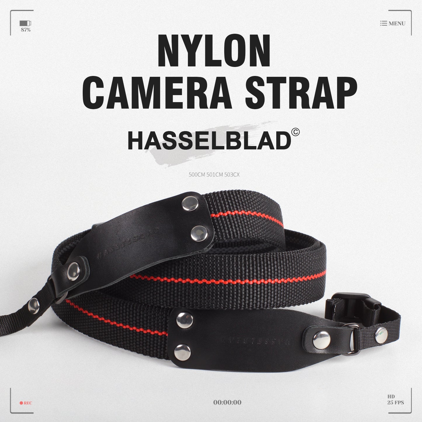 New Neck Shoulder Wide Nylon Strap For Hasselblad XPAN II SLR Camera Adjustable