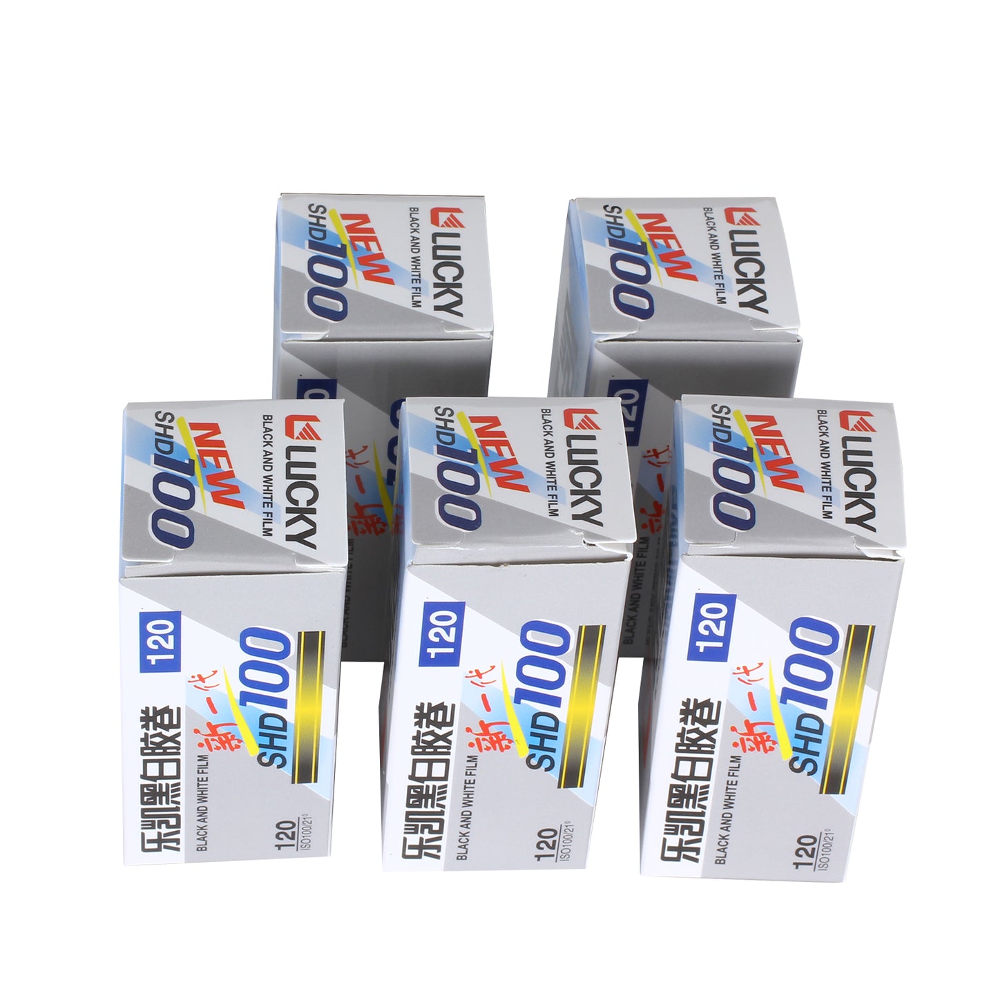 LUCKY SHD 100 Black&White 120 ROLL FILM Negatives Film  ISO100/21° Film Expiration 05-2026