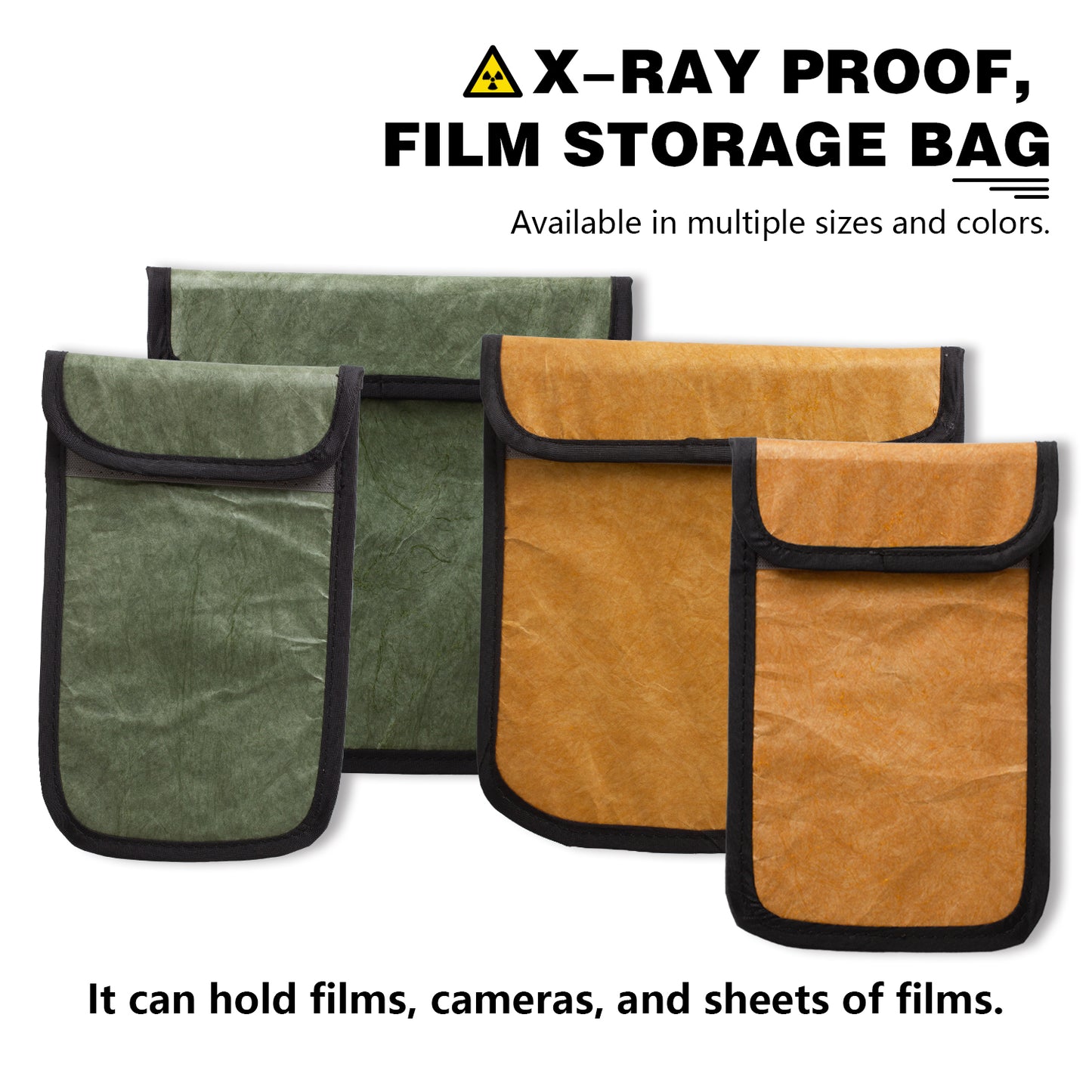 Film-guard Anti-X-ray Lead Foil Bag Proof Protection For B/W Color Sheet/Roll Film