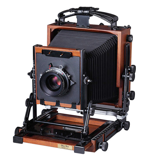 Shen Hao HZX45-IIA 4x5 Field Folding Black Walnut Wooden Large Format Camera