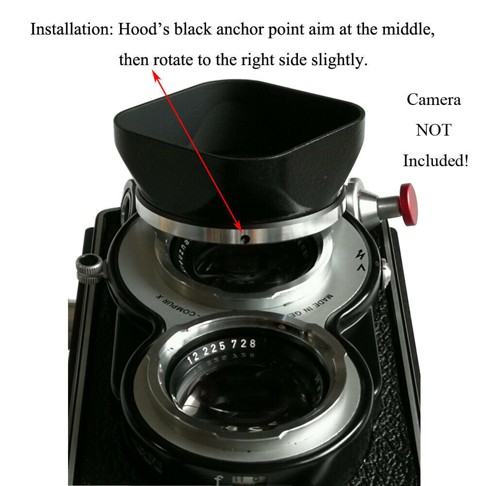 Bay 1 Lens Hood Shade For Rolleiflex 3.5T 3.5A 3.5B MX-EV Minolta